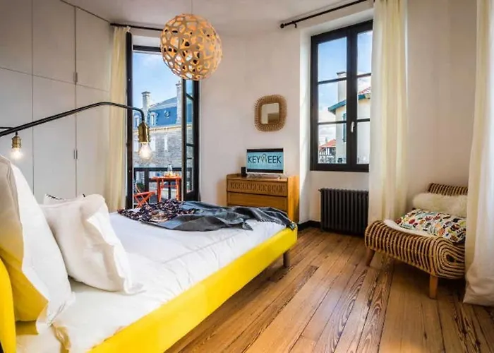 Appartamento London Avenue Keyweek Center With Balcony And Parking Biarritz